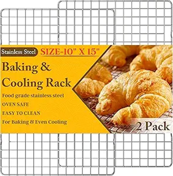 Ultimate Cooling Rack Baking Lovers Swear By 1 two heavy stainless 10x15 racks