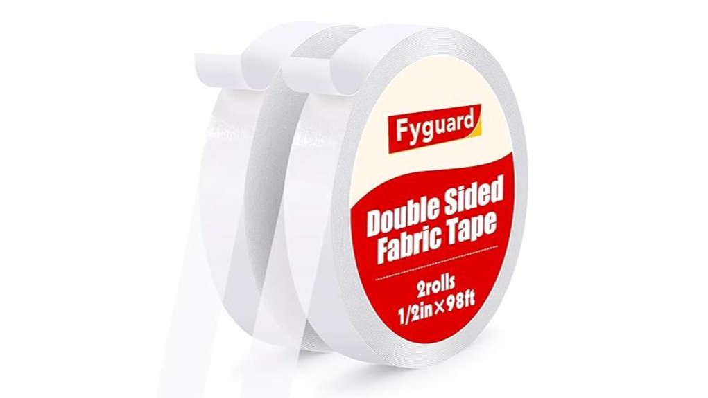 Fabric Tape for Travel Hemming – No Needle Needed 9 two pack double sided fabric tape
