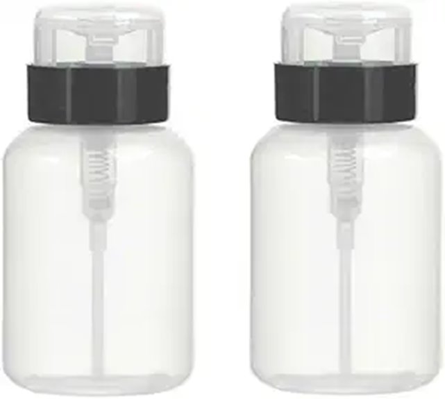 Top Lockable Pump Bottles That Prevent Accidental Presses 2 two pack lockable pump bottles