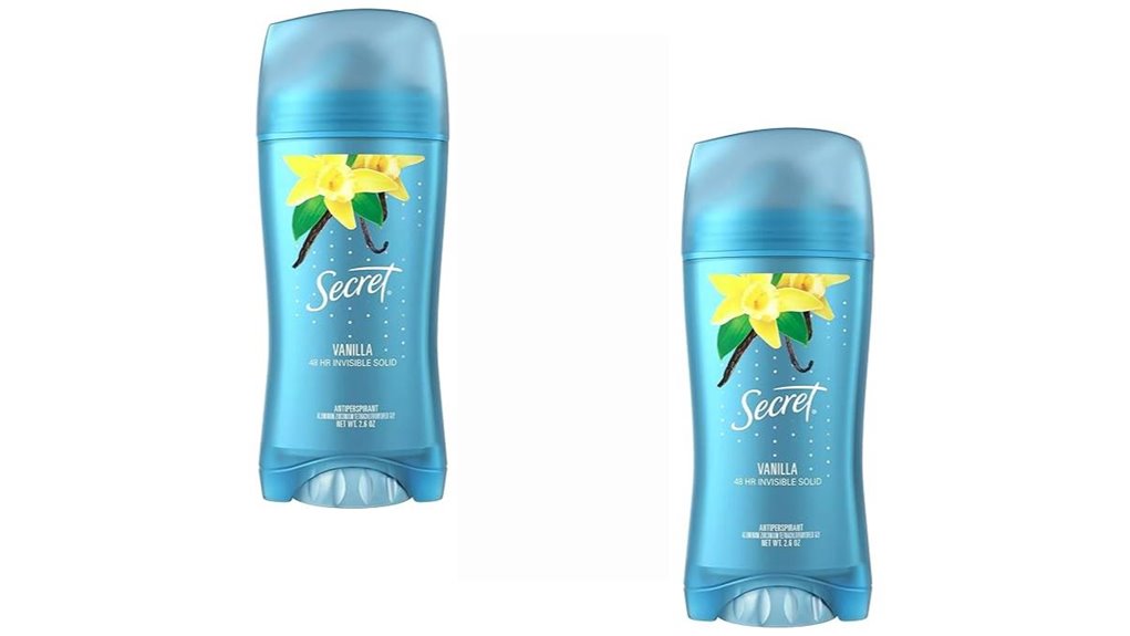 two pack secret antiperspirant