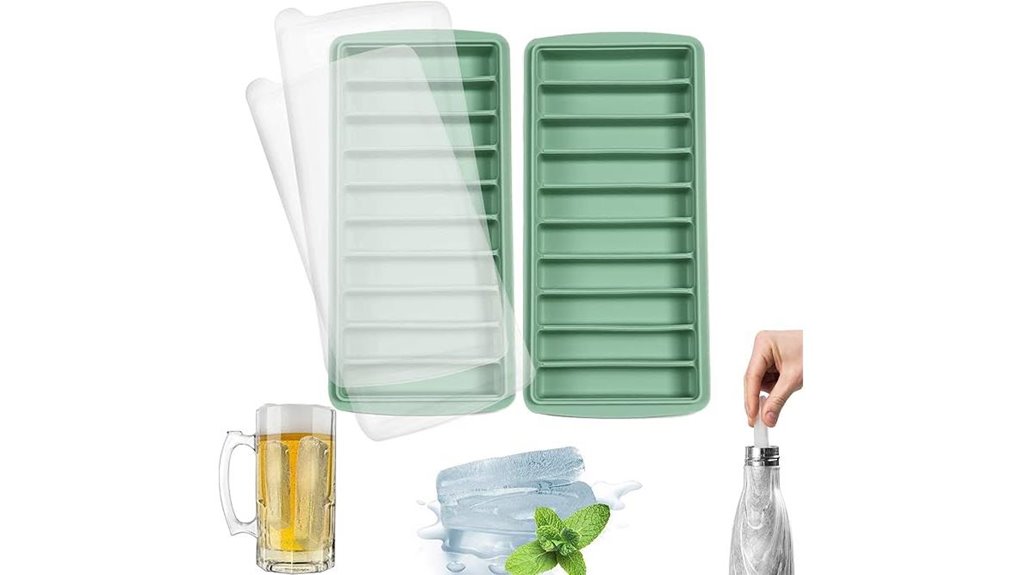 two pack silicone ice trays