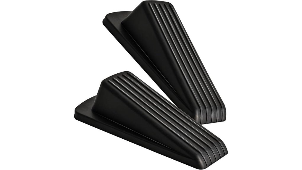 Top-Quality Non-Slip Door Stop Wedges Every Traveler Needs 8 two piece rubber door stoppers
