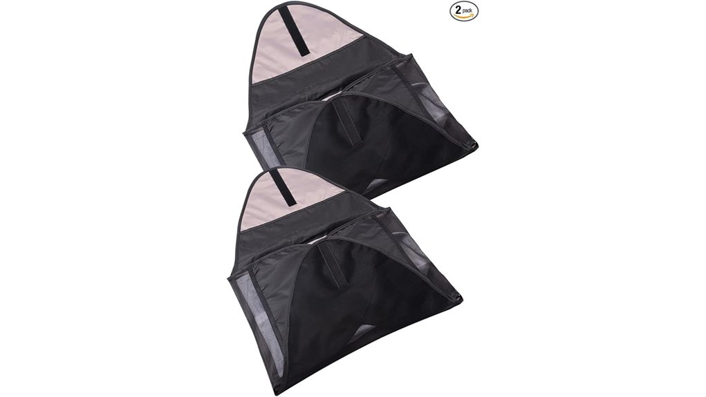 two piece travel garment organizer