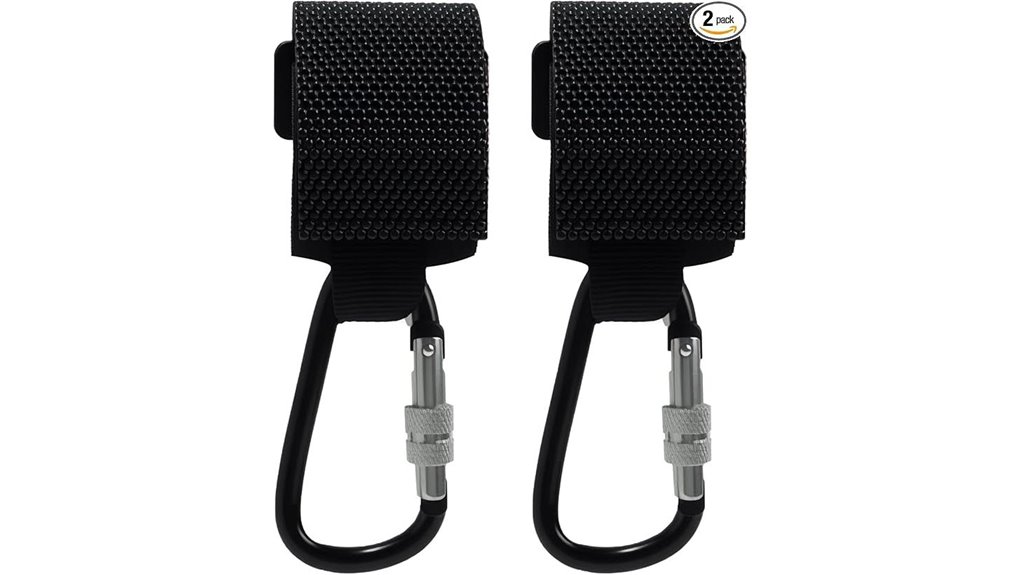 two piece utv carabiner hook