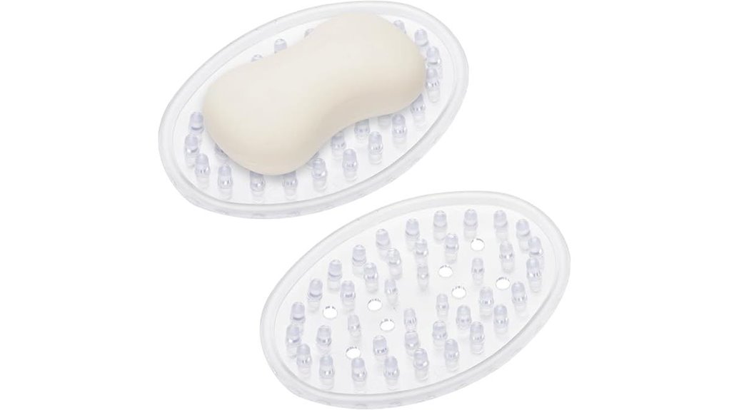 Best Soap Dishes for Shampoo Bars: Drainage That Works 5 two plastic soap holders