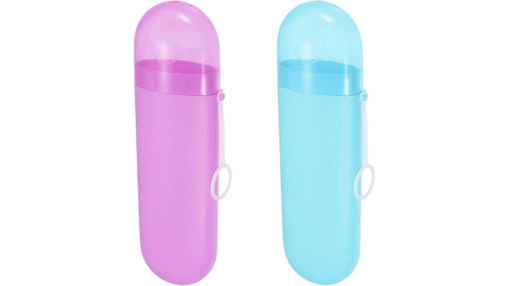 Top Ventilated Toothbrush Cases That Keep Smells at Bay 14 two purple blue cases