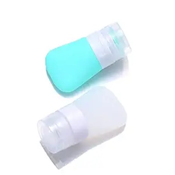 two silicone leakproof bottles