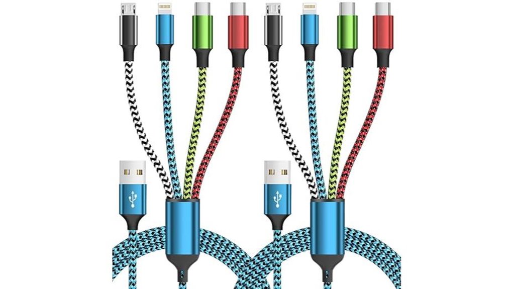 type c 4 in 1 5ft 2 pack
