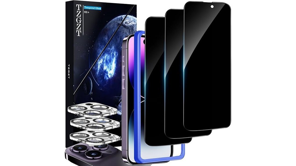 Best Privacy Screen Protectors (Anti‑Peep) for Phones 1 tzgzt 3 pack privacy protectors