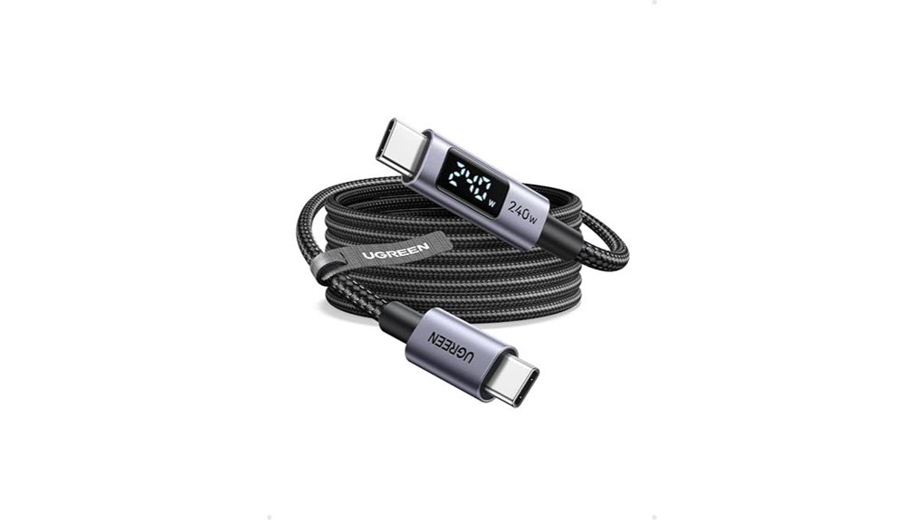 Top USB‑C Cables with Wattage Displays for Power‑Savvy Users 5 ugreen 240w usb c display
