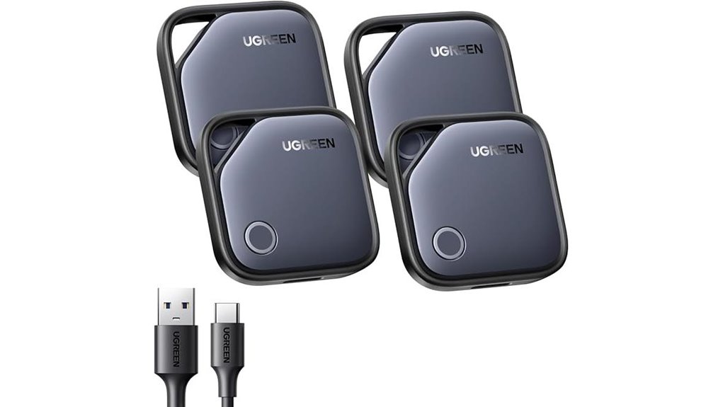 Luggage Trackers With Loud Find Alerts (Crowded Carousel) 11 ugreen air tags ios only