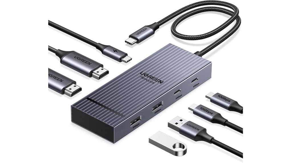 ugreen dual monitor 100w dock