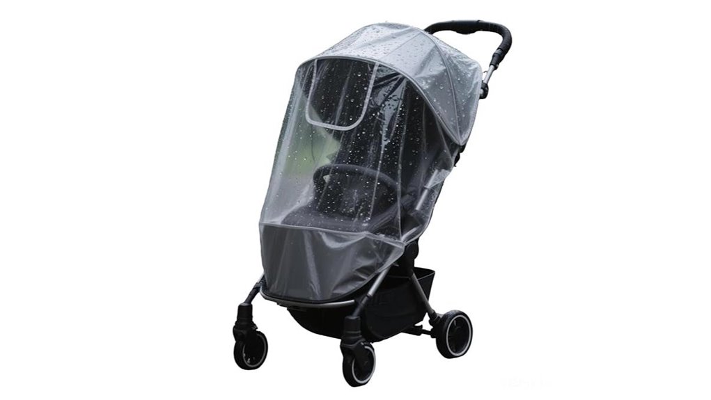 The Best Stroller Rain Covers for Travel (Vented, Clear View) 9 ultra clear waterproof windproof cover