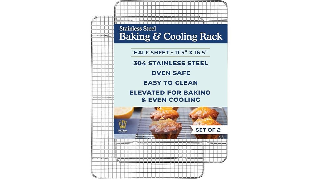 Ultimate Cooling Rack Baking Lovers Swear By 2 ultra cuisine stainless steel racks