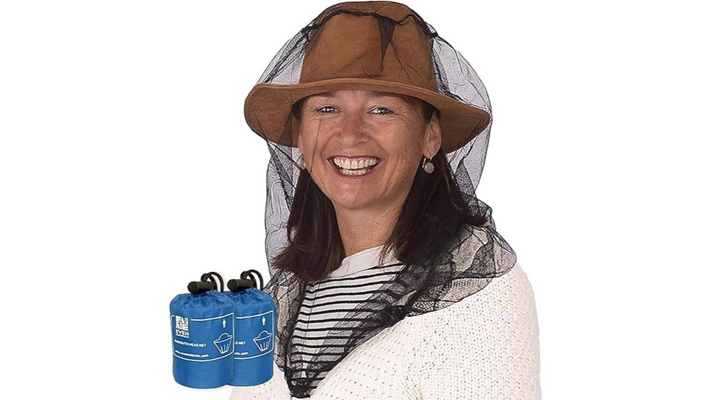 Mosquito Head Nets That Keep You Safe & Comfortable, Fine Mesh 6 ultra large mosquito headnet