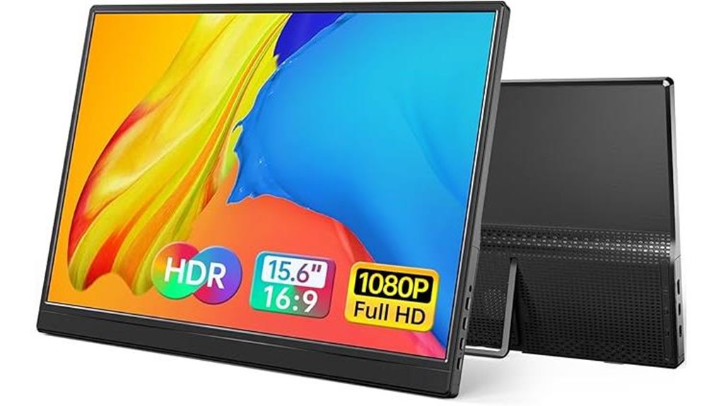 Portable Monitor (Thin, USB‑C) That Makes Your Workspace Chic 12 ultra slim 15 6 1080p monitor