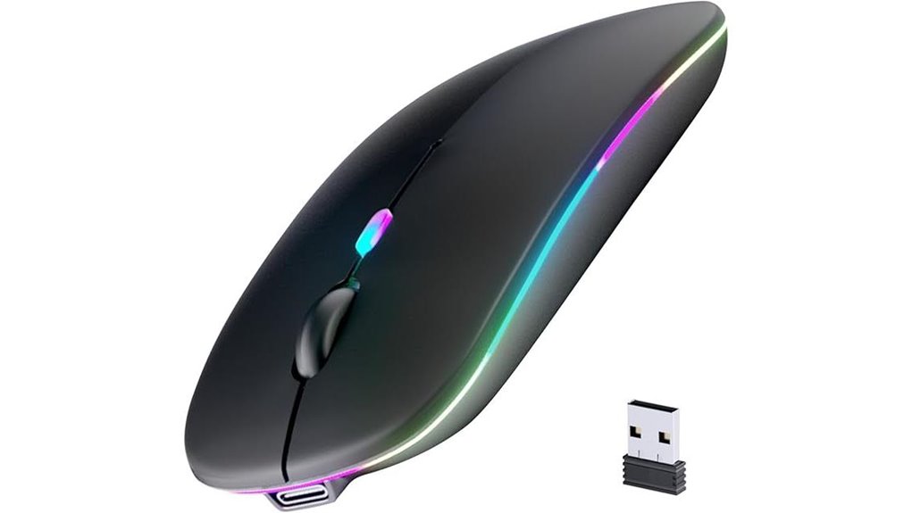 ultra thin bluetooth silent mouse