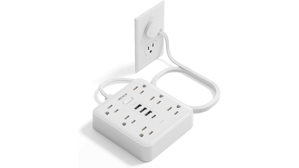 ultra thin portable surge protector