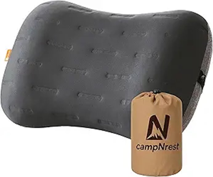 ultralight ergonomic camping pillow