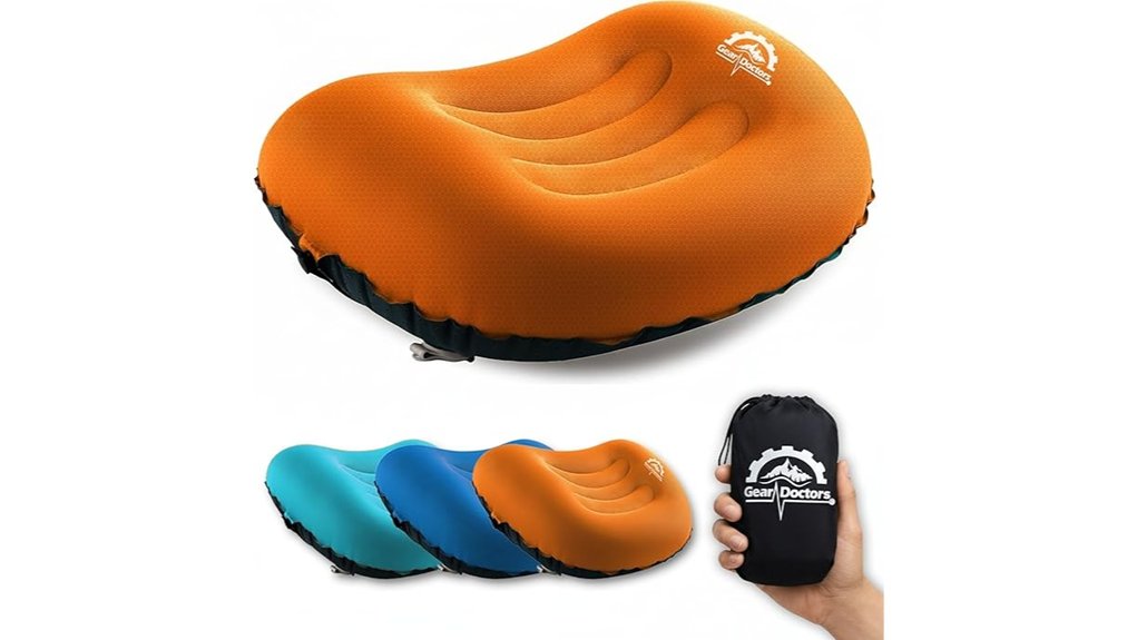 Best Camping Pillows: Inflatable vs Compressible Guide 9 ultralight inflatable camping pillow