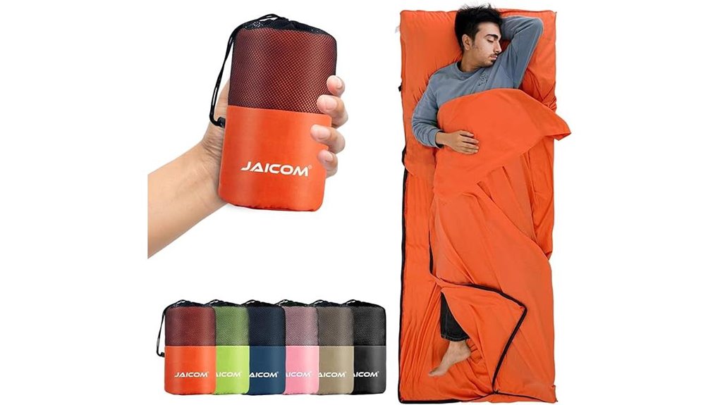 ultralight portable sleeping liner