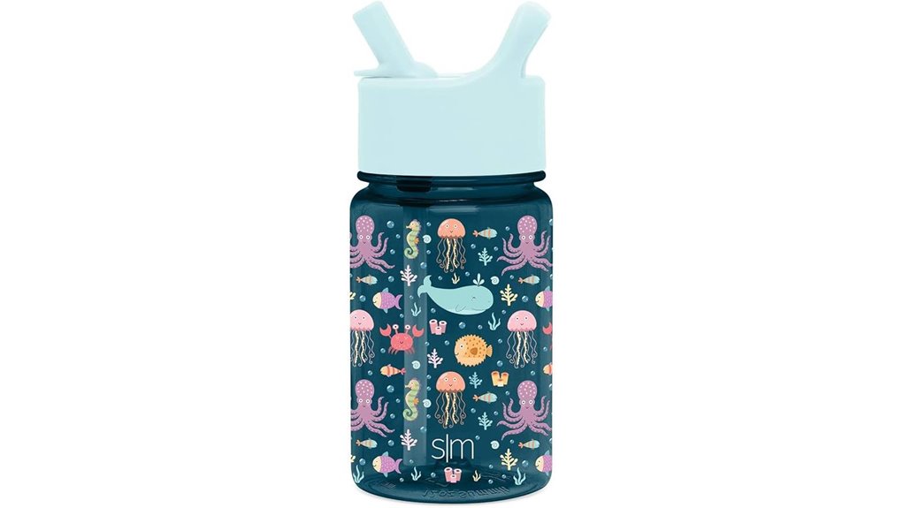 Spillproof Kids Water Bottles That Keep Travel Snacks Out 11 undersea kids 12oz tritan