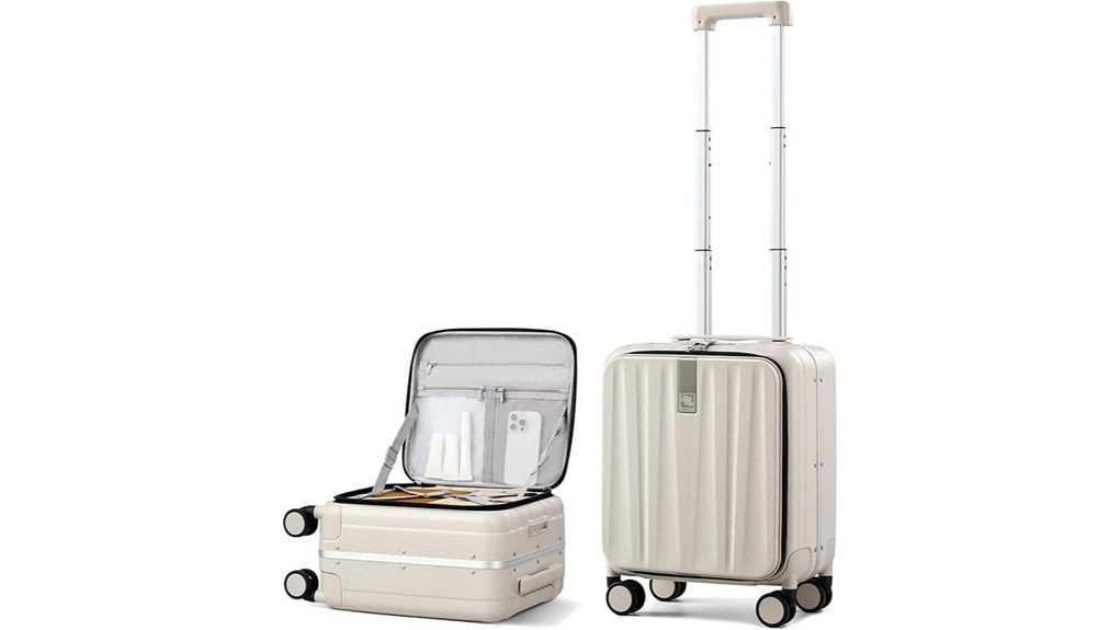 underseat hard shell carry on