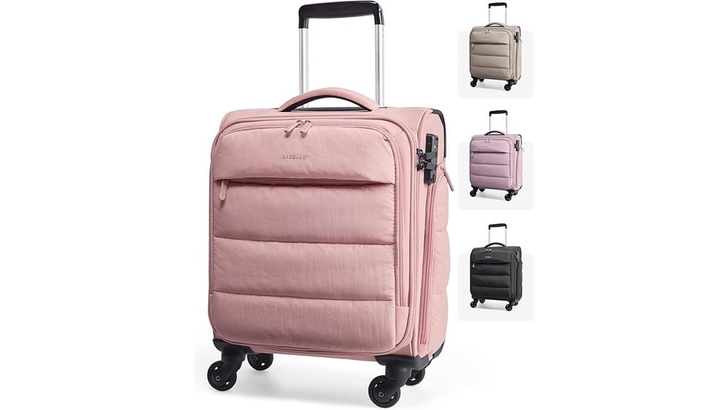 underseat wheeled carry on bag
