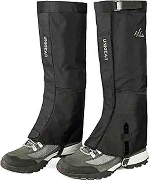 Top Gaiters for Travel Hiking That Keep Grit Out 1 unigear 1000d waterproof gaiters