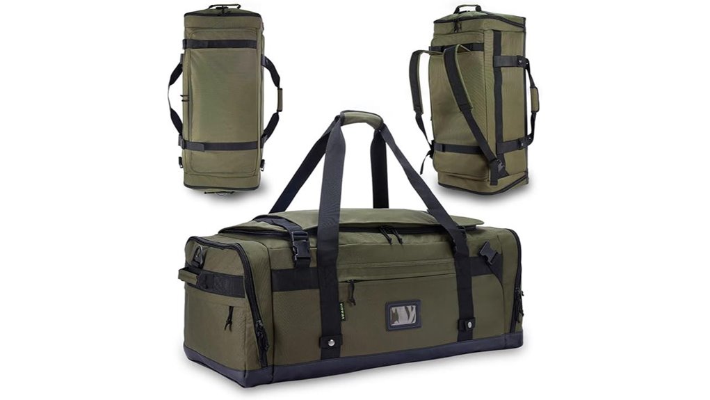 Carry‑On Duffels with Backpack Straps for Air Travel 7 unisex large tactical waterproof