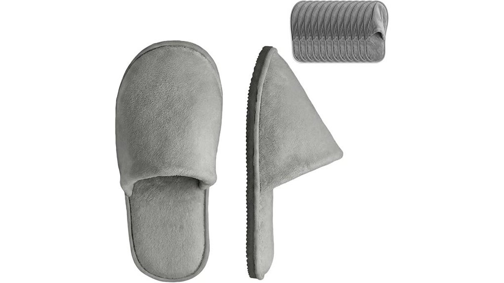 Travel Slippers with Washable Soles Loved by Hotel Guests 5 unisex velvet slippers 6 12