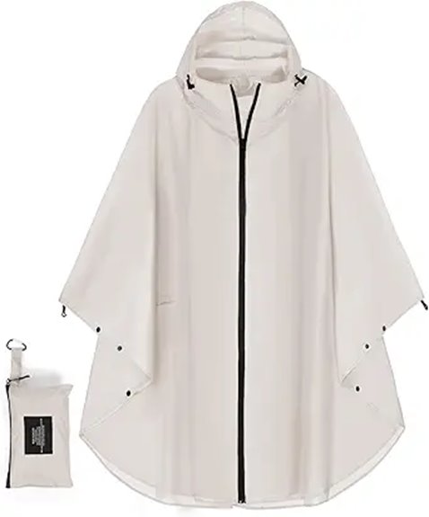 unisex waterproof hooded poncho