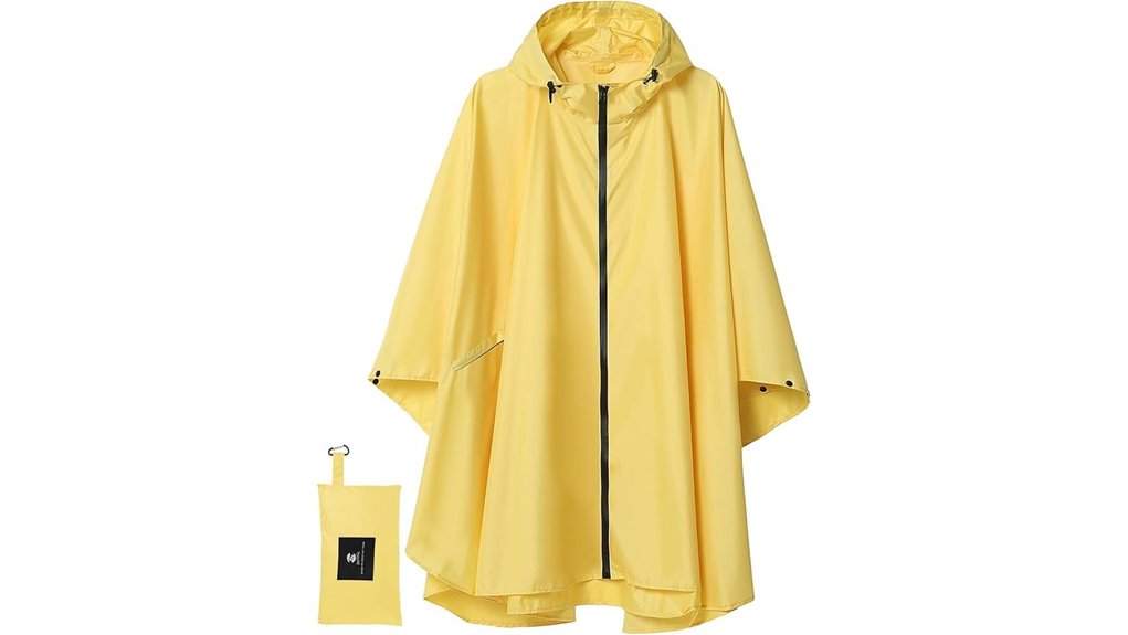 unisex waterproof rain poncho