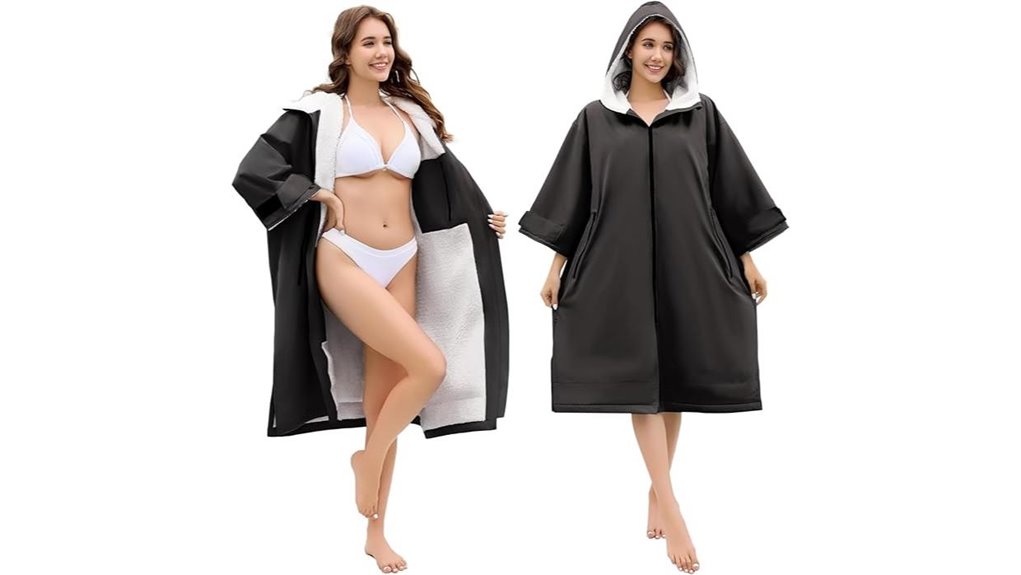 Best Packable Swim Parkas for Cold-Water Escapes 13 unisex windproof sherpa parka