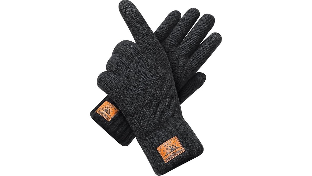 unisex wool touchscreen winter