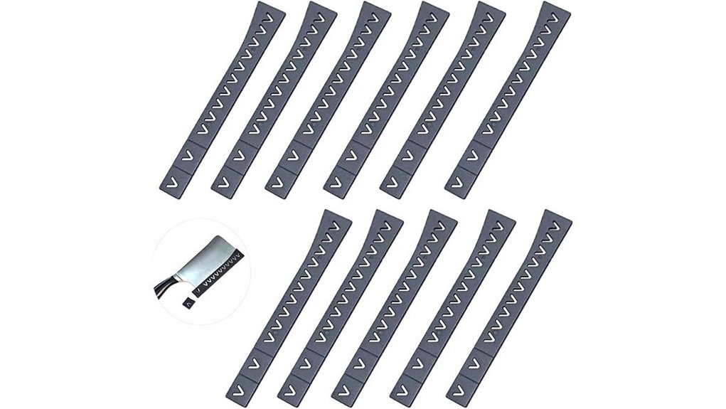 Lightweight Kitchen Knife Guards for Safe Travel Cooking 15 universal 15 pack edge guard