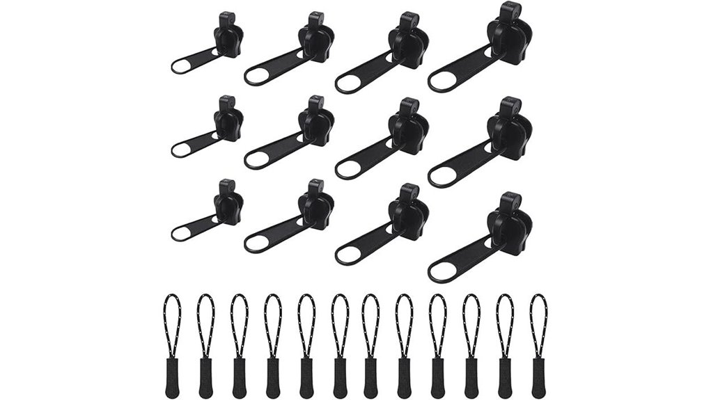 Travel Repair Kits for Bags and Zippers (Screws, Clips, Fixes) 4 universal 24 pcs four size kit