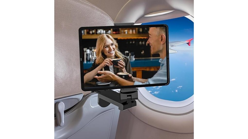 Top Tablet Stands for Airplane Trays 12 universal 360 tablet holder