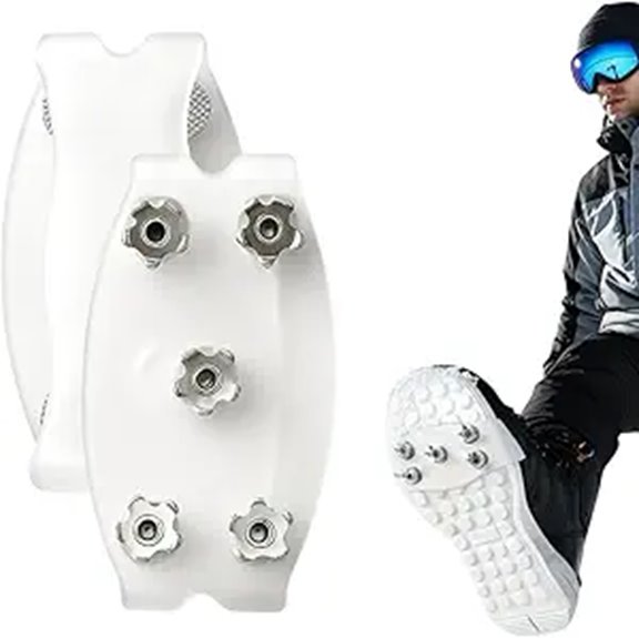 Top Lightweight Ice Cleats for City Winter Walks 12 universal 5 tooth ice cleats