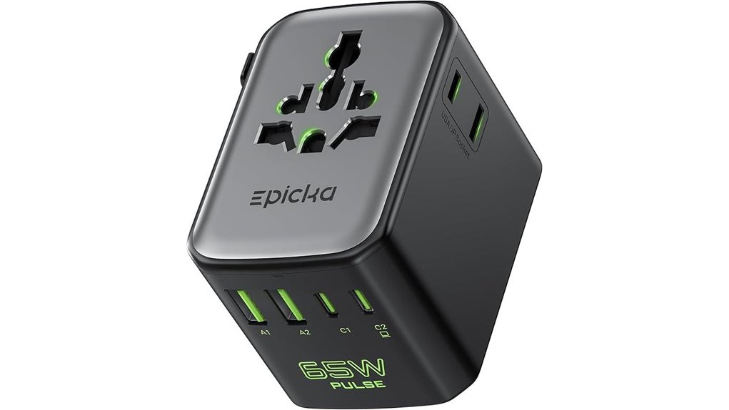 Universal Travel Adapters With Safety Fuses for Peace of Mind 2 universal 65w duo adapter