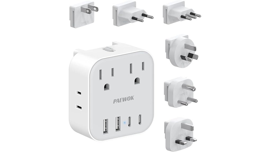 universal 8 in 1 travel adapter