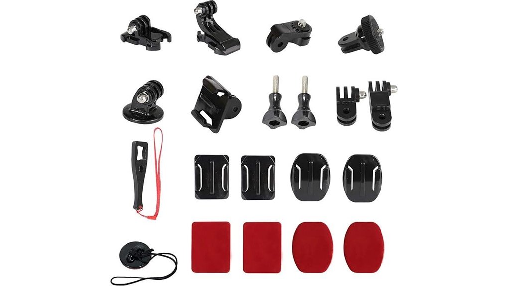 Best Action-Cam Mount Sets for Trips 3 universal action camera kit