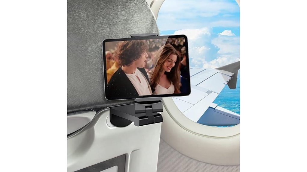 universal airplane tablet holder