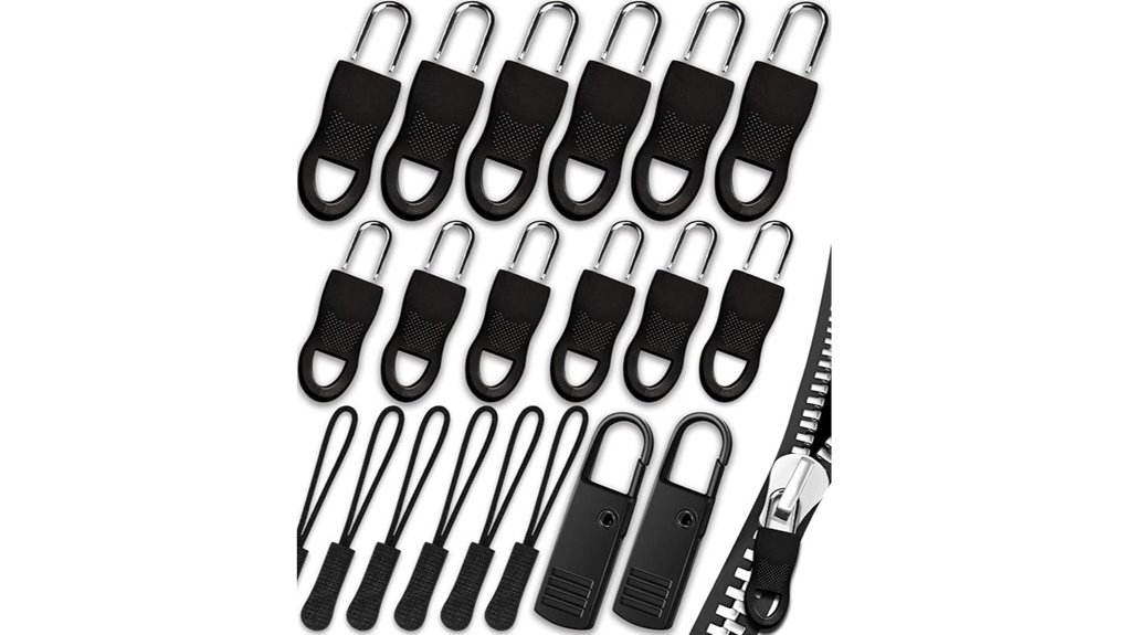 Best Replacement Zipper Pulls for Travel Bags to Fix Instead 6 universal black zipper pulls