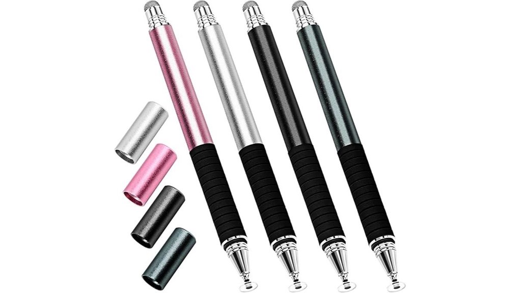 universal capacitive 4 pack stylus