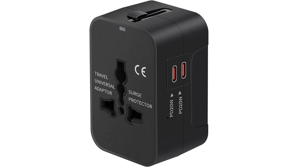 Smart Universal Plug Adapters With USB‑C: Stylish And Safe Designs 2 universal gan dual usb c
