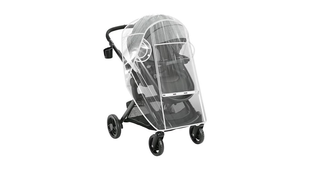 The Best Stroller Rain Covers for Travel (Vented, Clear View) 14 universal graco rain cover