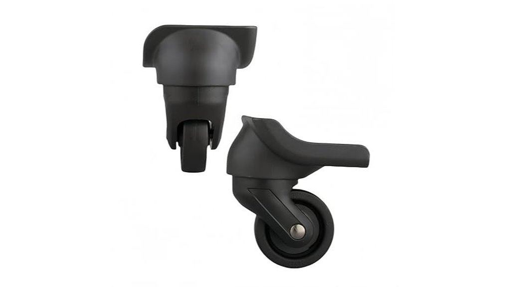 Smart replacement luggage wheels and wheel kits for repairs 9 universal silent 360 wheels