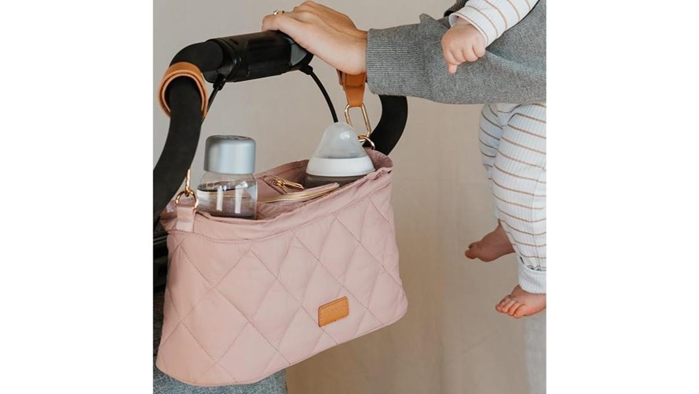Stroller Organizers With Easy‑Access Pockets for Airport Trips 7 universal stroller caddy cupholders