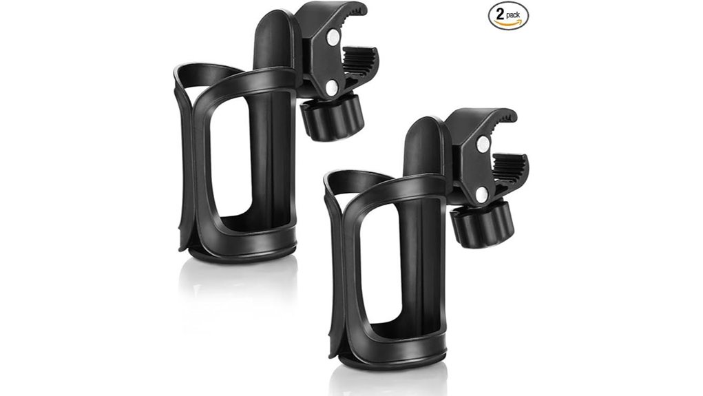 Best Stroller Cup Holders for Travel Strollers (Stable Clamps) 8 universal stroller cup holder